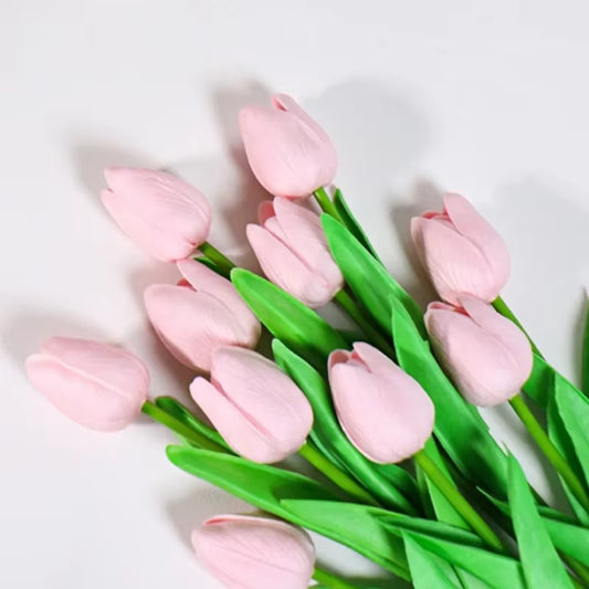 1/3/5PCS Tulips Artificial Flowers Real Touch Flowers Tulip Bouquet Decor Fake Tulips Flower for Home Wedding Decorations