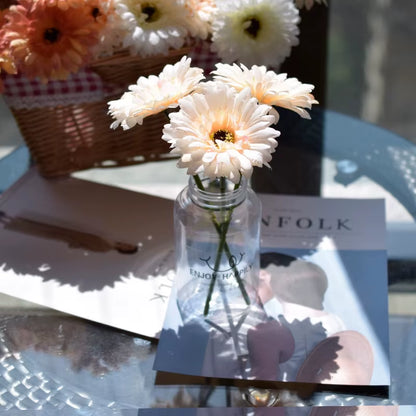 1Pc/3Pc/6Pc Artificial Silk Gerbera Flowers Wedding Home Verandahs Table Decor Fake Daisy Chrysanthemum Party Home Decoration